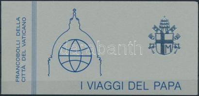 II. János Pál pápa utazásai a világban bélyegfüzet, Pope John Paul II travels the world stamp booklet