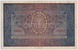 Lengyelország 1919. 5M-5000M (6xklf) T:III,III-
Poland 1919. 5 Marek - 5000 Marek (6xdiff) C:F,VG