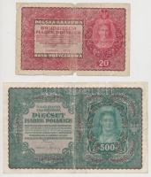 Lengyelország 1919. 5M-5000M (6xklf) T:III,III-
Poland 1919. 5 Marek - 5000 Marek (6xdiff) C:F,VG