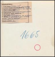 cca 1935 Thöresz Dezső: Vizsga után és Hazafelé című vintage fotóművészeti alkotása, 2 db fotó, az e...