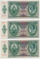 1936. 10P (5x) sorszámkövetők T:I-,II szép papír