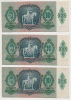 1936. 10P (5x) sorszámkövetők T:I-,II szép papír