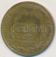 1868GYF 20kr Cu "Magyar Királyi Váltó Pénz" korabeli hamisítvány (contemporary fake) T:2,2-