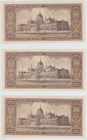 1946. 100.000.000P (3x) sorszámkövetők T:I-