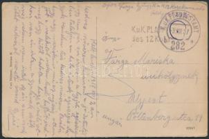 Brest - Litowsk postcard &quot;K.u.K. PLATZKOMMANDO des 12. Korps.&quot; + &quot;FP 282 b&quot;, Brest - Litowsk képeslap &quot;K.u.K. PLATZKOMMANDO des 12. Korps.&quot; + &quot;FP 282 b&quot;