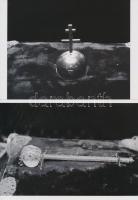 cca 1935 Kerny István (1879-1963) felvételei a koronaőrségről, a koronázási ékszerekről, korabeli üv...