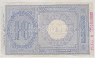 Olaszország 1923. 10L hátlapján felülbélyegzés. Szign.: Maltese és Rossolini T:I-
Italy 1923. 10 Li...