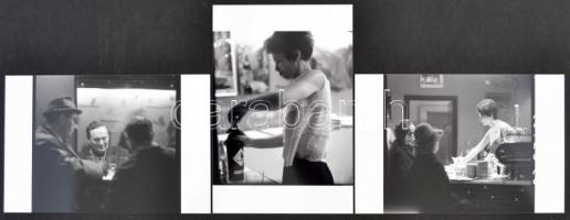 1969 Budapesti presszó, ahol Black and White Whisky kóstolót tartottak, 9 db szabadon felhasználható...