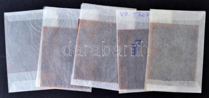 1981 Budapest, VII. ker., Thököly u. 28. Gyógyszertári belső felvételek, 5 db szabadon felhasználhat...