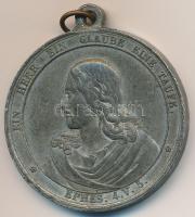 DN "Egy az úr, egy a hit, egy a keresztség" fém vallásos érem füllel. Szign.: Drentwett (40mm) T:2,2- ph. ND "Ein Herr, ein Glaube, eine Taufe." metal religious medal with ear. Sign.: Drentwett (40mm) C:XF,VF edge error