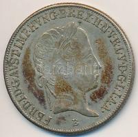 1845B 20kr Ag "V. Ferdinánd" T:2,2- patina