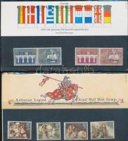1984-1985 6 diff sets in decorative holder, 1984-1985 6 klf sor díszcsomagolásban