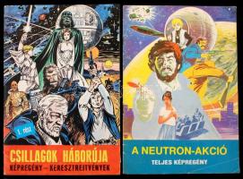 cca 1980-1990 24 db különféle képregény, leginkább a Rejtő-sorozatból, de van közte Star Wars és egy...