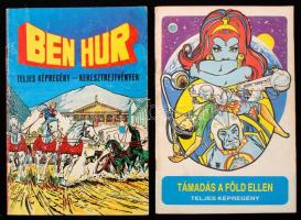 cca 1980-1990 24 db különféle képregény, leginkább a Rejtő-sorozatból, de van közte Star Wars és egy...