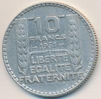 Franciaország 1931. 10Fr Ag T:2
France 1931. 10 Francs Ag C:XF