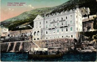Dubrovnik, Ragusa; Odak szálloda, Lacroma hajó, kiadja Robert Odak / hotel boat (fa)