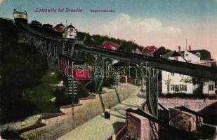 Loschwitz bei Dresden, Bergschwebebahn / funicular (EK)