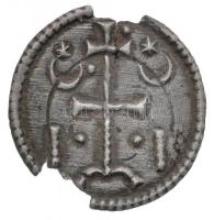 1172-1196. Denár Ag III. Béla (0,14g) T:2- hajlott, rep. Hungary 1172-1196. Denár Ag Béla III (0,14g) C:VF curved, cracked Huszár: 116., Unger I.: 94.