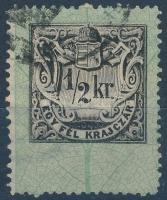 1868 1.C. 1/2kr betűvízjellel (18.200)