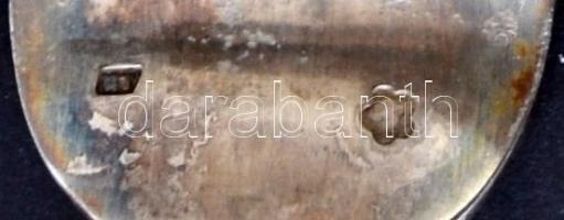 Ezüst (Ag.) villa (6 db), monogrammal, mesterjeggyel, jelzett,  h:21 cm, nettó:468 g