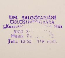 cca 1975 Magyar Alfréd: Kemence előtt, feliratozott vintage fotóművészeti alkotás, 29,5x40 cm