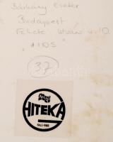 cca 1985 Bárkány Eszter: AIDS, feliratozott vintage fotóművészeti alkotás, 30x40 cm