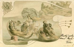 Litho művészlap (win Riß)