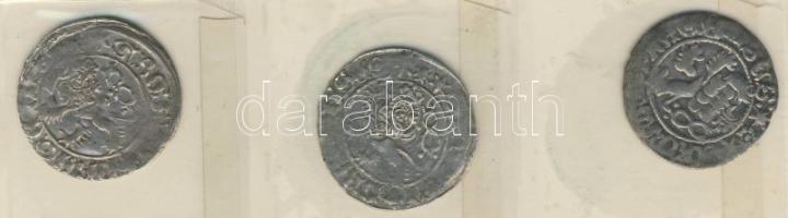 Csehország késő középkor 3db Ag garas T:3