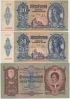 10db-os vegyes magyar pengő bankjegy tétel T:vegyes