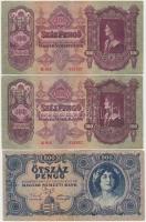 10db-os vegyes magyar pengő bankjegy tétel T:vegyes