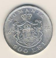 Románia 1944. 500L Ag T:2-