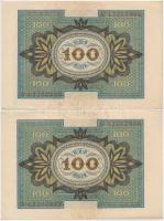 Németország / Weimari Köztársaság 1920. 100M (2x) sorszámkövetők T:I-
Germany / Weimar Republic 192...