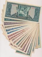 20db-os vegyes magyar pengő bankjegy tétel T:vegyes