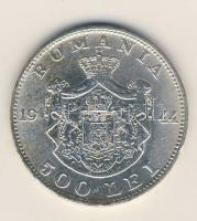 Románia 1944. 500L Ag T:2-