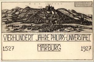 Marburg, Vierhundert Jahre Philipps-Universitaet / 400 years anniversary of the school (non PC)