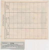 Zalaegerszeg 1923. "Zalaegerszegi Központi Takarékpénztár Részvénytársaság" részvénye 4000...