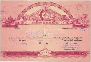 Zalaegerszeg 1923. "Zalaegerszegi Központi Takarékpénztár Részvénytársaság" részvénye 4000...