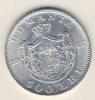 Románia 1944. 500L Ag T:2