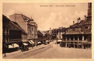 Brassó, Brasov; Főtér, 'piac tér', Klastrom utca, kiadja H. Zeidner / Market square, street