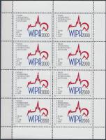 1999 Ausztria WIPA fogazott levélzáró kisív