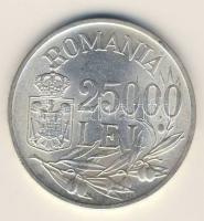 Románia 1946. 25000L Ag Ag T:2