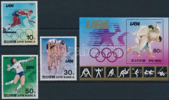 1983 Nyári olimpia sor Mi 2410-2412 + blokk 156