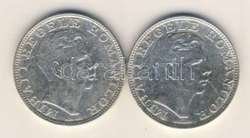 Románia 1942. 200L Ag (2x) T:2