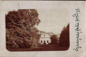 1911 Szinyeújfalu, Chminianska Nová Ves; Szinyei Merse-kastély / castle, photo  (EK)