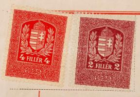 1928 Bp., A Singer Varrógép Részvénytársaság fejléces számlája ellenőrzési szelvénnyel, pecséttel, i...