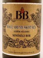 1996 BB boglári muskotály félédes fehérbor, 0,75 l, fogyaszthatósága nem bevizsgált