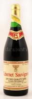 1982 Egri Cabernet Sauvignon pészachi kóser száraz vörösbor, 0,75 l, angol és héber nyelvű tanúsító címkével, fogyaszthatósága nem bevizsgált