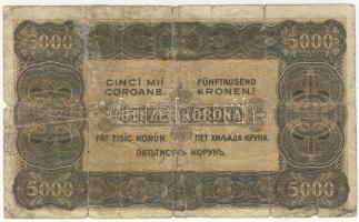 1923. 5000K "Magyar Pénzjegy.." T:III-/IV