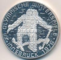 Ausztria 1976. 100Sch Ag "Innsbruck - XII. téli olimpia / Síelő" T:2 (PP) Austria 1976. 100 Schilling Ag "Winter Olympics Innsbruck / Skier" C:XF (PP)