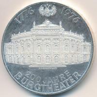 Ausztria 1976. 100Sch Ag "200 éves a Várszínház" T:1- (PP) Austria 1976. 100 Schilling Ag "200th anniversary of the Burgtheater" C:AU (PP)